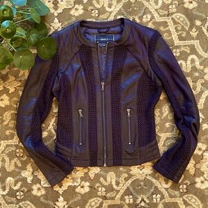 BNCI black moto jacket -small